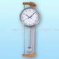 Slim and Sleek Radio-Controlled Wooden Wall Clock small picture